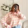 PULL STYLE POLO PINK JAUNE MICHÈL