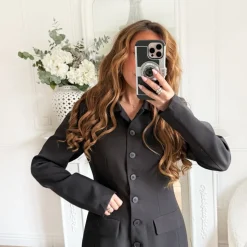 ROBE BLAZER BLACK PREMIUM