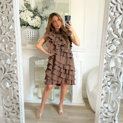 ROBE FROUFROUS CHOCO DOS NU