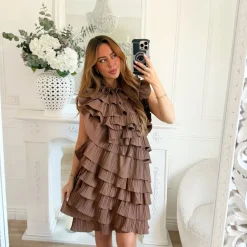 ROBE FROUFROUS CHOCO DOS NU