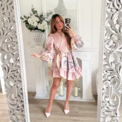 ROBE ROSE PORTEFEUILLE MOTIFS ** PREMIUM