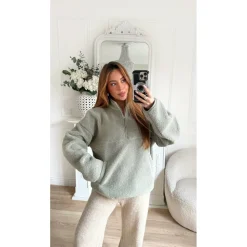 SWEAT MOUMOUTE KAKI EVELINE