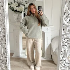 SWEAT MOUMOUTE KAKI EVELINE