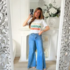 TEE SHIRT BLANC AMOUR