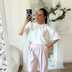 TEE SHIRT BLANC MORE AMORE