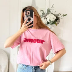 TEE SHIRT PINK AMOUR
