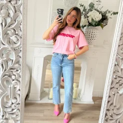 TEE SHIRT PINK AMOUR
