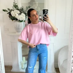 TEE SHIRT PINK MORE AMORE