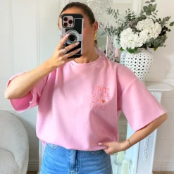 TEE SHIRT PINK MORE AMORE