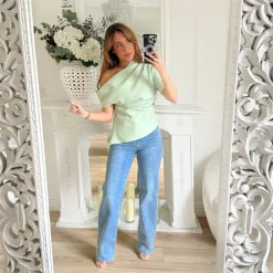 TOP ASYMÉTRIQUE AQUA