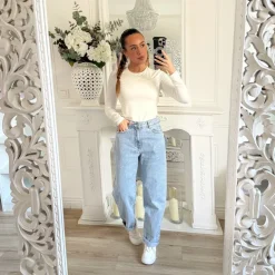 TOP BASIQUE BLANC STRETCH