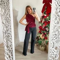 TOP SEQUINS MONOMANCHE VANESSA