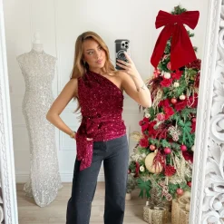 TOP SEQUINS MONOMANCHE VANESSA