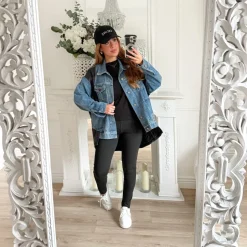 VESTE EN JEAN DOS MATELASSÉ ROMANE