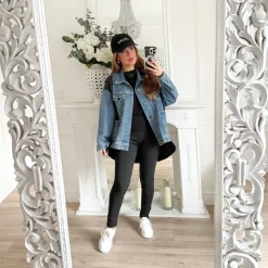 VESTE EN JEAN DOS MATELASSÉ ROMANE