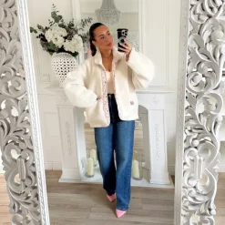 VESTE MOUMOUTE BEIGE REVERSIBLE JESSICA