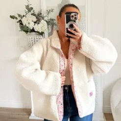 VESTE MOUMOUTE BEIGE REVERSIBLE JESSICA