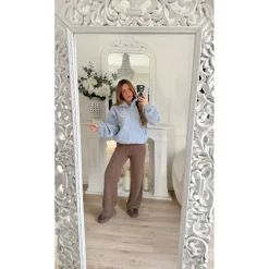 VESTE MOUMOUTE BLEUE ANAËLLE