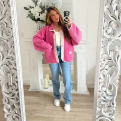 VESTE MOUMOUTE PINK REVERSIBLE JESSICA